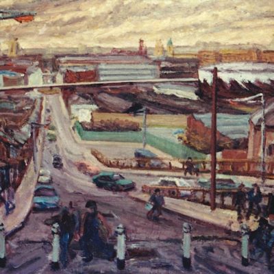 View-from-Birkenhead-towards-Liverpool-oil-on-canvas-4ft-x-3ft